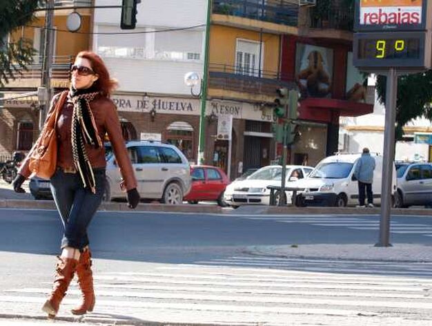 Las bajas temperaturas se hacen notar en Sevilla.

Foto: Victoria Hidalgo