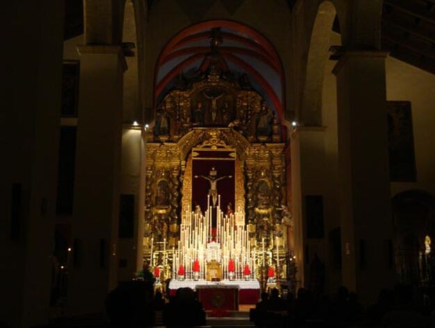 Quinario al Sant&iacute;simo Cristo de las Siete Palabras.

Foto: Juan Parejo