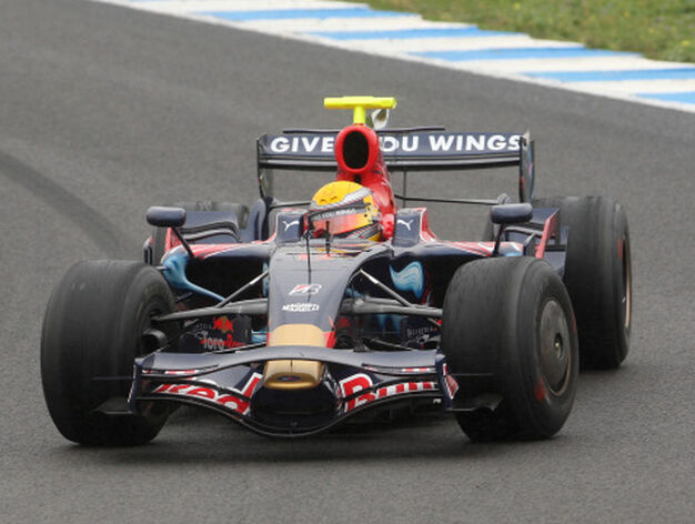 El Toro Rosso de 2008 de Buemi, con el que marc&oacute; el mejor registro el piloto suizo.

Foto: J. C. Toro