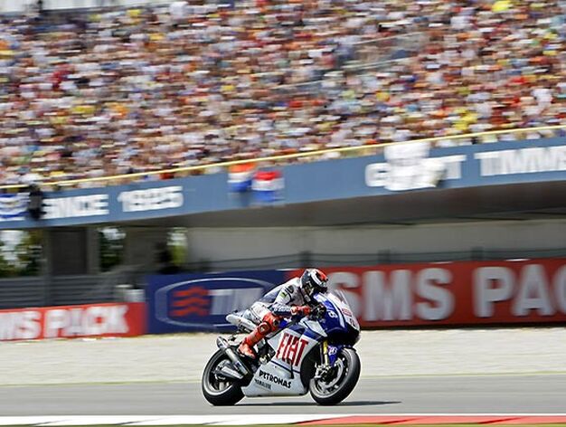 Jorge Lorenzo (Yamaha), en el Gran Premio de Holanda.

Foto: Efe / Afp Photo / Reuters