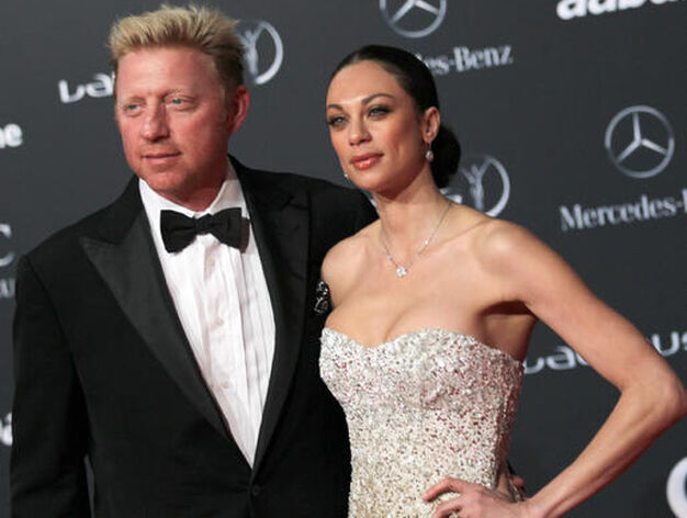El ex tenista Boris Becker y su mujer Lilly. / AFP Photo