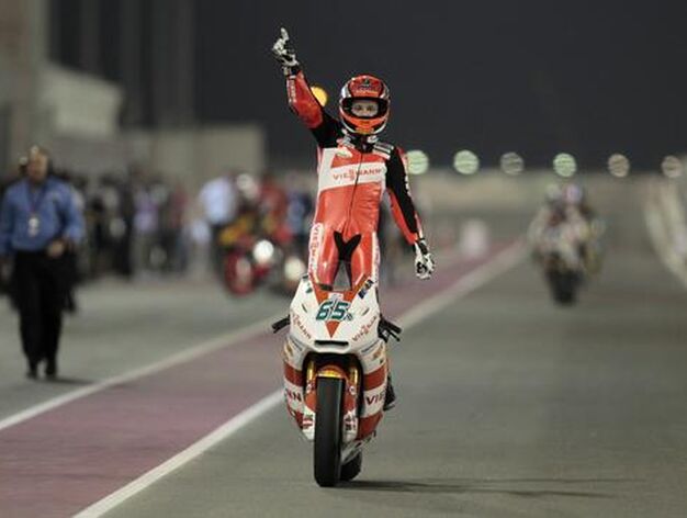 Stefan Bradl (Kalex), campe&oacute;n en Qatar en Moto2.

Foto: Reuters