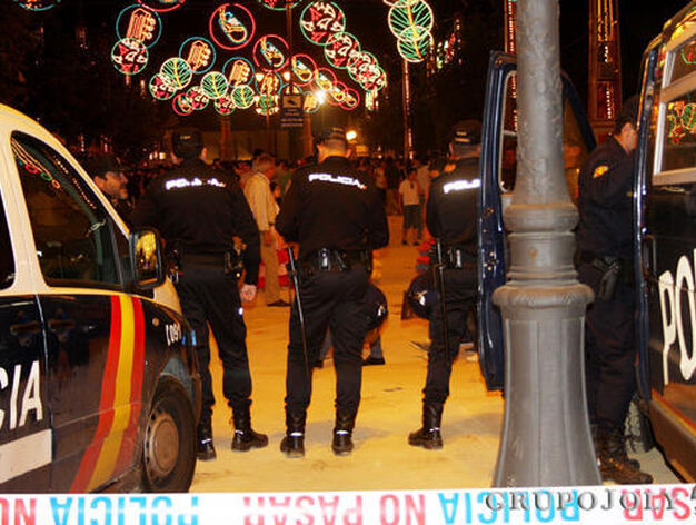 La presencia policial es constante en la Feria para garantizar la seguridad.

Foto: Pablo Uriel