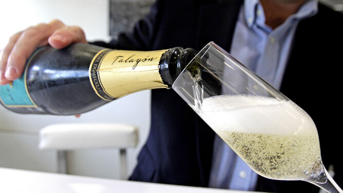 1. Burbujas finas y muy bien integradas caracterizan a 'Talayón', el primer espumoso 100% chardonnay de Jerez.