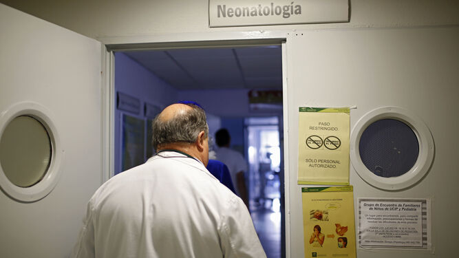 Rafael Pereiro, en una foto tomada recientemente en el Hospital Puerta del Mar.