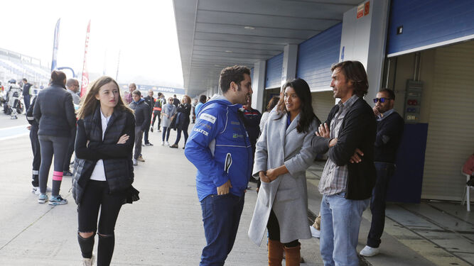 El exsevillista Javi Navarro no se perdió el inicio del Jerez Andalucía Motor TalentWilly no para de crecerSin el Muro Amarillo nunca será lo mismo