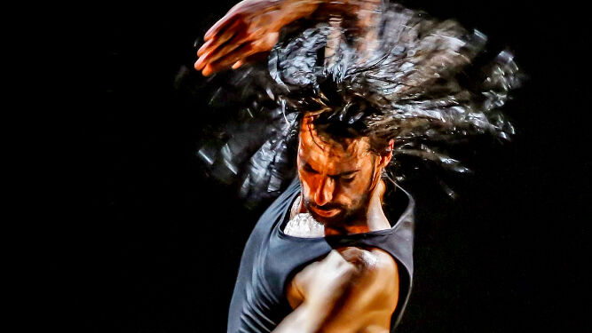 El bailaor gaditano durante su actuación en el pasado Festival de Jerez