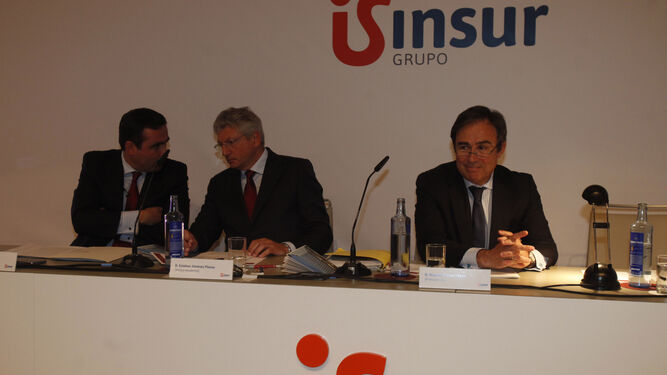 El presidente de Grupo Insur, Ricardo Pumar, durante su intervención.