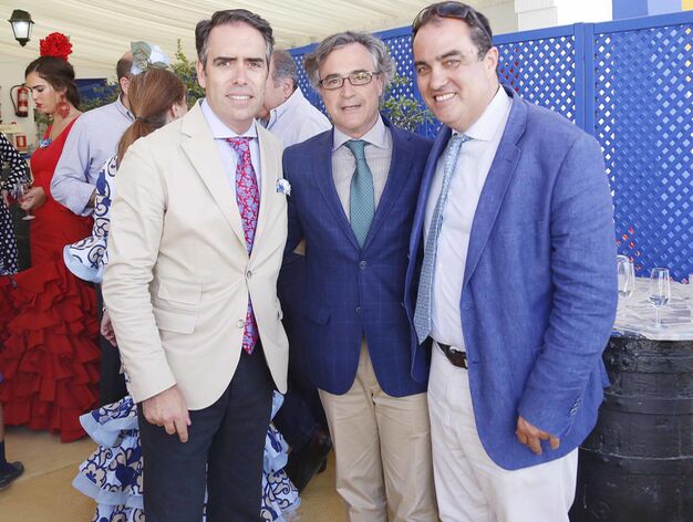 Rafael Navas, Juan Carlos Camas y David Fern&aacute;ndez.