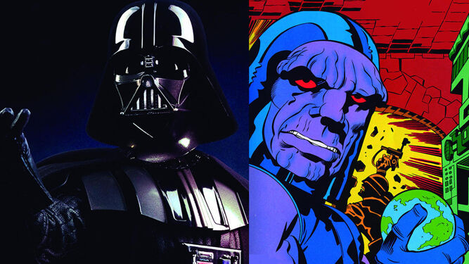 Darth Vader y Darkseid, padres y villanos.
