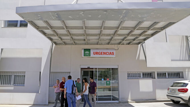 Entrada de las Urgencias del nuevo centro de salud de La Milagrosa.