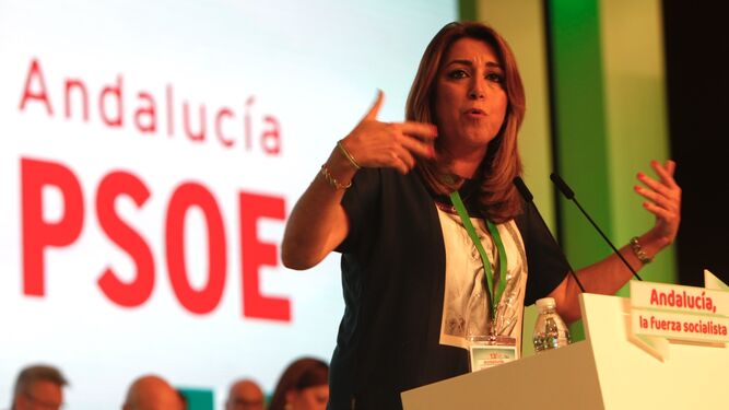 Susana Díaz en el Congreso del PSOE-A