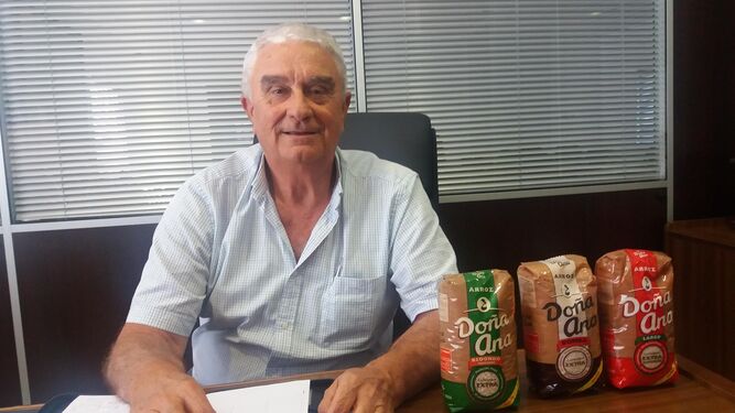 Salvador Cuña lucha desde la cooperativa Arrozúa por conseguir mejor precio para el arroz cáscara nacional