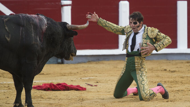 El torero jerezano Juan José Padilla, en un festejo reciente.