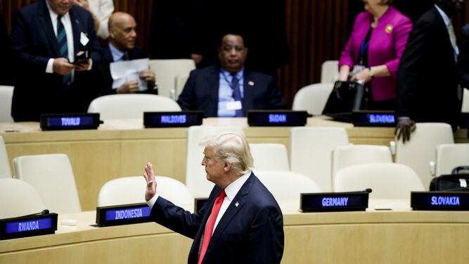 Trump reclama reformas en su primer discurso en la ONU