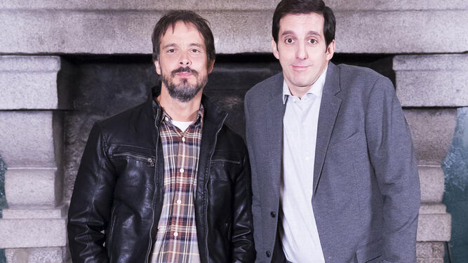 David Janer y Guillermo Ortega, protagonistas de 'Los habitantes de la casa...'.