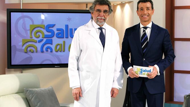 Roberto Sánchez y el doctor Escribano.