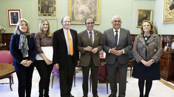 Elena Cano, Myriam Díaz, Francisco Belil, Miguel Ángel Castro, Antonio Ramírez de Arellano y Concha Yoldi.