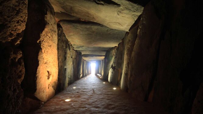 Imagen del dolmen de Soto.