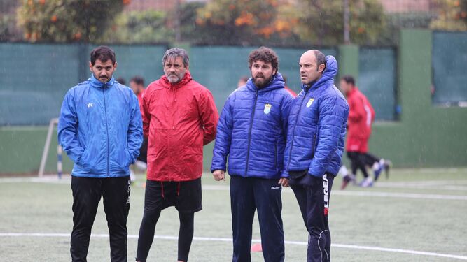 Barragán, Eli, Juan Pedro y Pineda, nuevo cuerpo técnico con Raúl López.