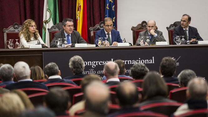 Inauguración por las autoridades y organizadores del Congreso en el Paraninfo de la Universidad de Sevilla.