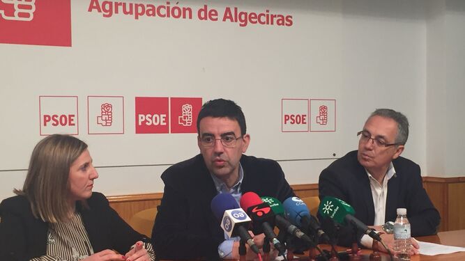 Mario Jiménez, ayer en Algeciras.