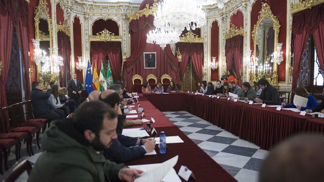 Firma de los convenios del Plan Estratégico contra la Pobreza Energética, ayer en Diputación.