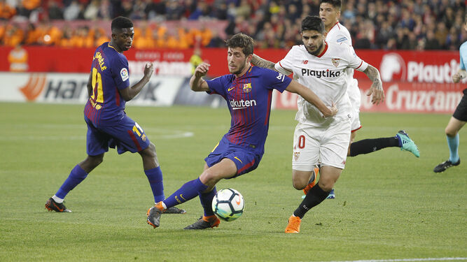 El Sevilla FC-Barcelona, en im&aacute;genes