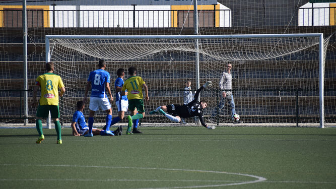 Jorge consiguió el 1-0 a los cuatro minutos de partido aunque posteriormente el Xerez DFC remontó.