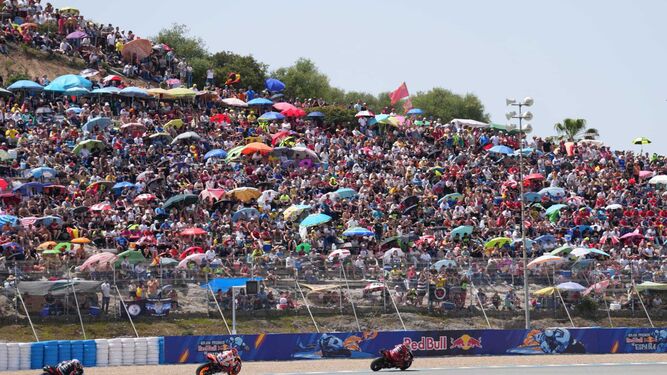 El Circuito de Jerez acogió a 58.132 'fieles' el domingo de carreras.