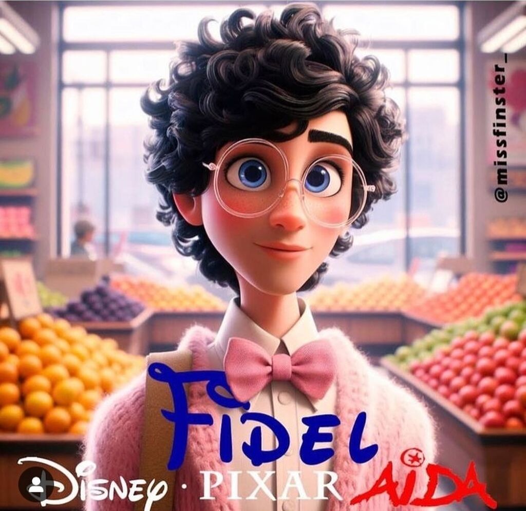 Fidel seg&uacute;n Pixar, el personaje con el que creci&oacute; en un plat&oacute; Eduardo Casanova