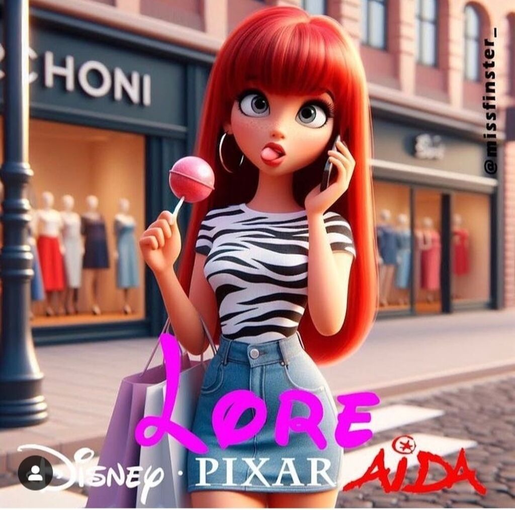 Lore, el personaje de Ana Polvorosa, en el 'A&iacute;da' de Disney