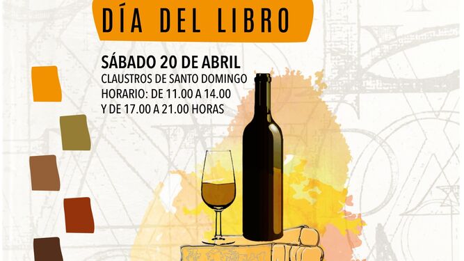 Detalle del cartel del Día del Libro de Jerez.