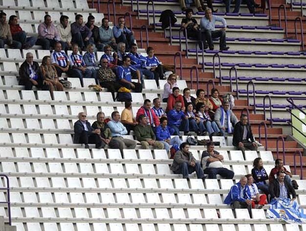Valladolid - Recre (1-1): La suerte dio la espalda