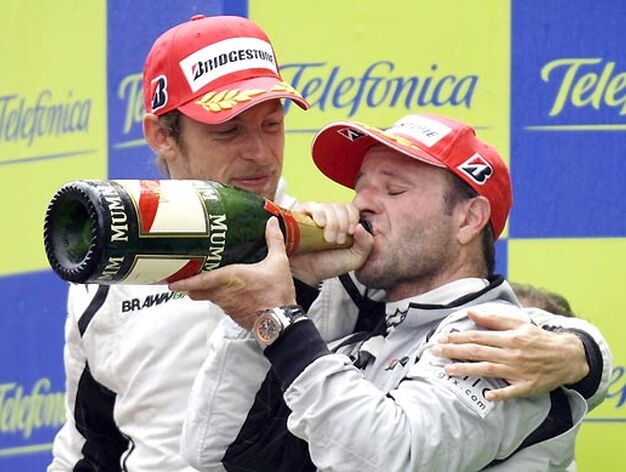 Button y Barrichello.

Foto: Reuters / AFP Photo / EFE
