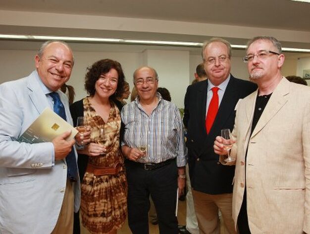 Juan Luis Vega, Isamay Benavente, el hostelero Faustino Rodr&iacute;guez, el doctor Jos&eacute; Arcas y Jos&eacute; Luis de la Rosa.
