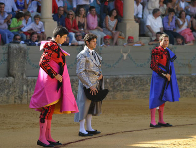 Los tres diestros del cartel de la LII tradicional corrida goyesca

Foto: Punto Press