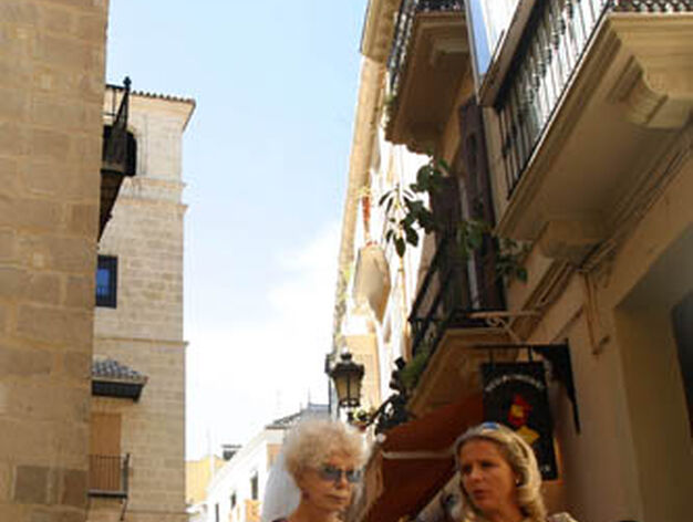 Cayetana de Alba durante la visita al Museo Picasso de M&aacute;laga.