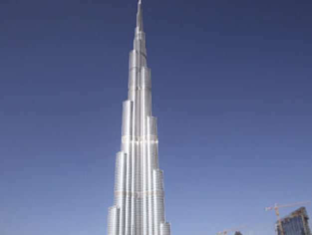 Vista de la torre Burj Dubai vista desde el distrito Burj Dubai. / Reuters