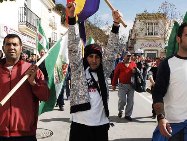 Manifestantes en Arcos

Foto: Aguilar