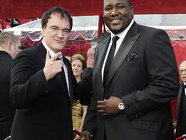 El director Quentin Tarantino y el actor Quinton Aaron. / EFE