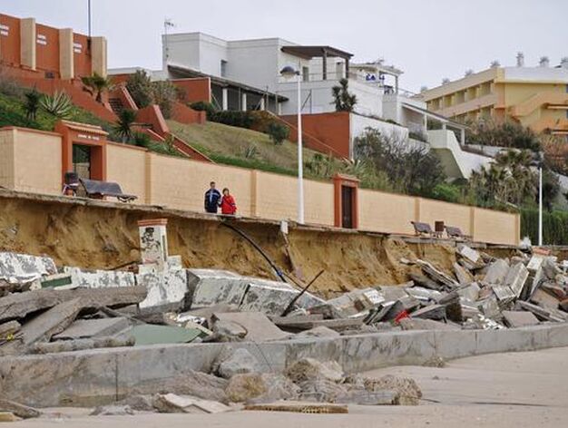 Las casas m&aacute;s cercanas a la playa temen la situaci&oacute;n.

Foto: Juan Carlos V&aacute;zquez