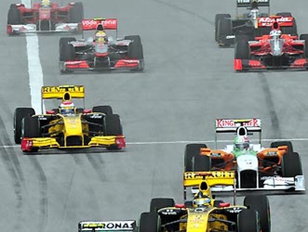 Primeros compases del Gran Premio de Malasia.

Foto: Reuters / Afp Photo / Efe