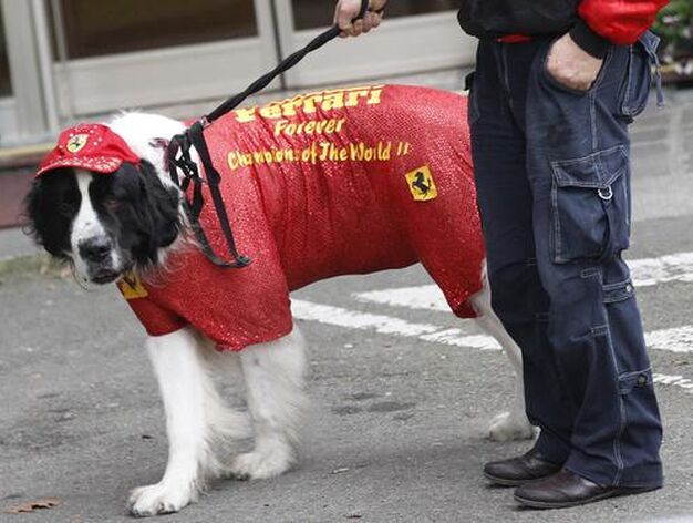 Un seguidor de Ferrari.

Foto: Reuters