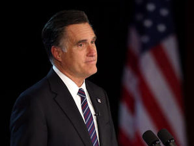 Romney reconoce su derrota ante sus simpatizantes.

Foto: Afp