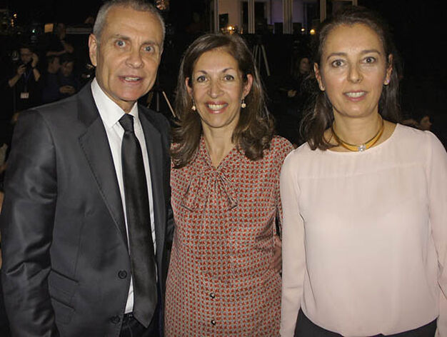 Roberto Egan, director de la agencia de modelos Avenue, la pintora Ana Feu y Carmen Herrero Maldonado.

Foto: Victoria Ram&iacute;rez