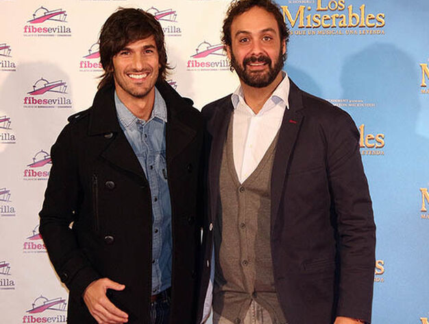 El cantante Hugo Salazar y el actor Alejandro Vega.

Foto: Victoria Ram&iacute;rez