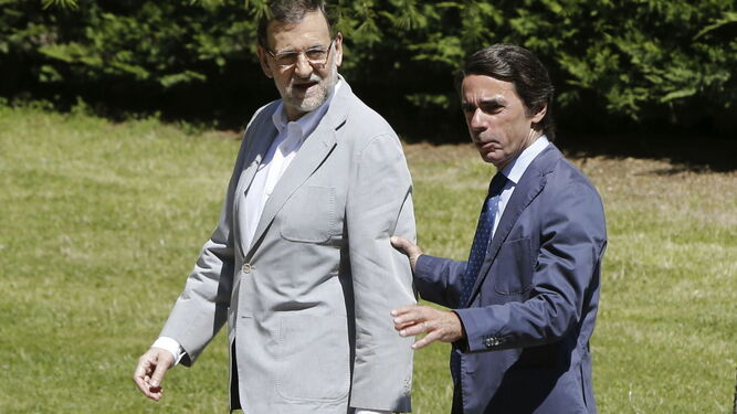 Rajoy y Aznar, en una fotografía de 2013.