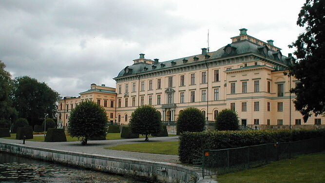 Vista del Castillo de Drottningholm