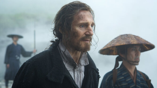 Liam Neeson tiene un breve pero decisivo papel en 'Silencio', el último trabajo de Scorsese.